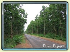 Road inside Jhargram, Bengal