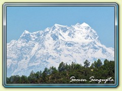 Chowkhamba Peaks from Khirsu, Uttaranchal