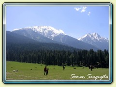 At Kashmir valley, Pahelgaon