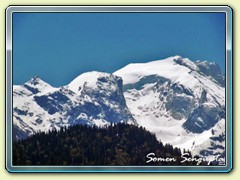 Unknown snow peak, Kalpa, Himachal Pradesh