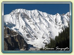 Snow Wall near Sangla, Himachal Pradesh