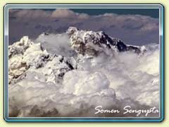 Images of Himalayas inflight to Kathmandu