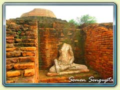 Headless Buddha, Kesariya, Biharr