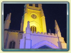Chirstchurch at night, Shimla, Himachal Pradesh
