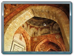 inside of Qila-e-Kohna mosque - Purana Qila - Delhi
