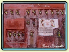 Palm signs of woman who committed 