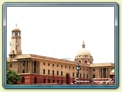 South Block on Raisana Hills, New Delhi - an immortal creation of Sir Robert Lutyen