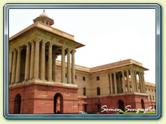 South Block on Raisana Hills, New Delhi - an immortal creation of Sir Robert Lutyen