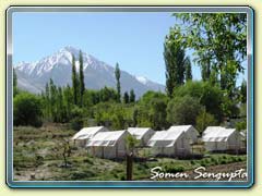 View on the way back from Nubra Valley