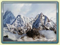 Hati Parvat from Auli, Uttaranchal