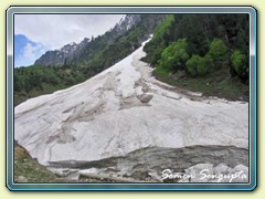 Ice bridge on the way to Sonemarg, Kashmir