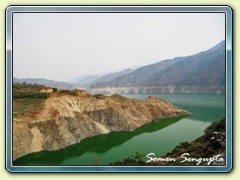 A lake on the lap of Himalaya on way to Auli