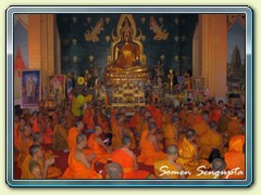 Inside Thai Temple, Bodhgaya, Bihar