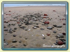 Colourful pebbles,Tajpur, Bengal