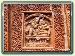 Radha Krishna on Guptipara Ramchandra temple, Hooghly