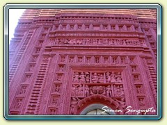 Wall of Ilambazar temple, Birbhum